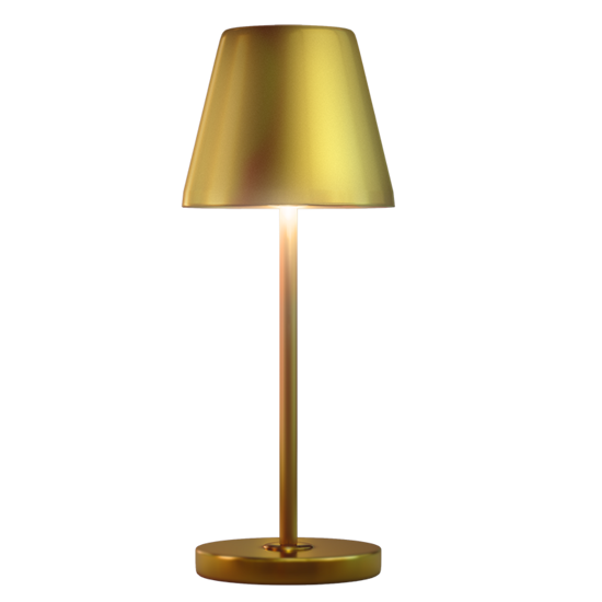 Immagine di LAMPADA RICARICABILE DA TAVOLO ORO 2W 3000K