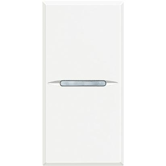 Immagine di AXO - pulsante ax 1P NO 10A 1m bianco