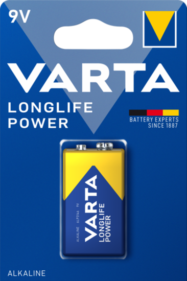 Immagine di BATTERIA 9V (9 VOLT) LONGLIFE POWER BLISTER 1PZ