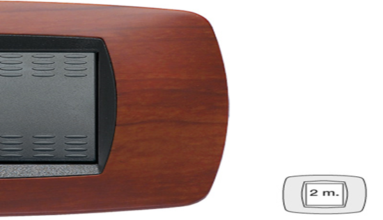 Immagine di MODO Placca 2 Posti CILIEGIO