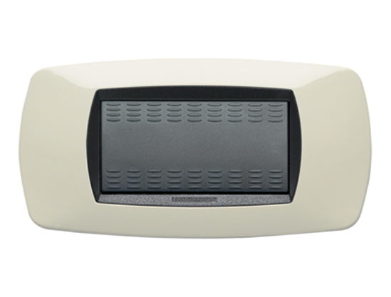 Immagine di MODO Placca 3 Posti AVORIO