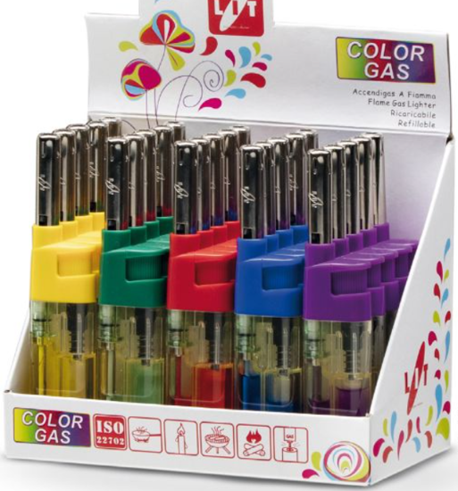 Immagine di ACCENDIGAS ELFIN COLOR ESP. 25 PZ