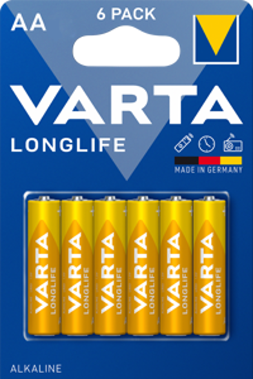 Immagine di BATTERIA AA (STILO) ALK. BLISTER 6PZ