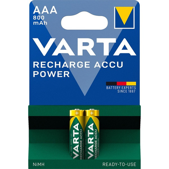 Immagine di BATTERIA AAA RICARICABILE (R03NM800 MAH) BLISTER 2PZ