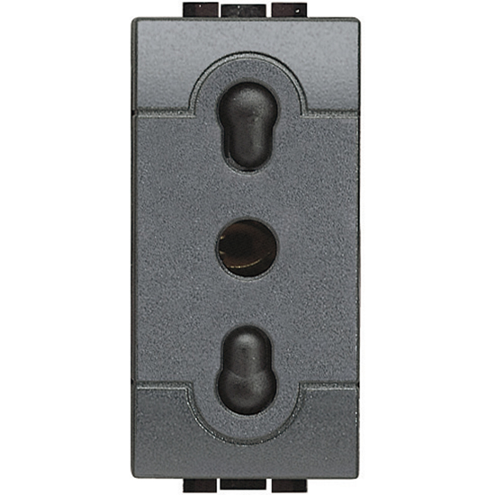 Immagine di living int - presa 2P+T 10/16A bipasso