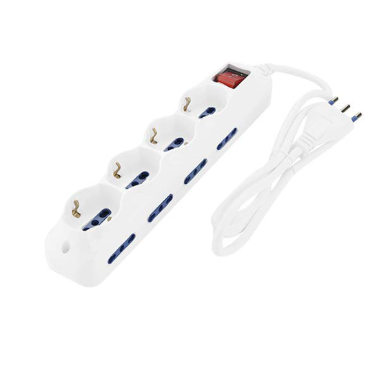 Immagine di MULTIPRESA 4 PRESE SCHUKO + 8 PRESE BIV.