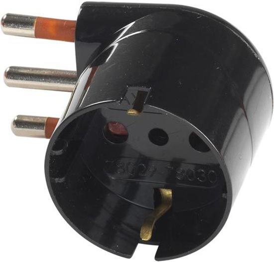Immagine di ADATTATORE SCHUKO 16A 90° NE CONF.15PZ