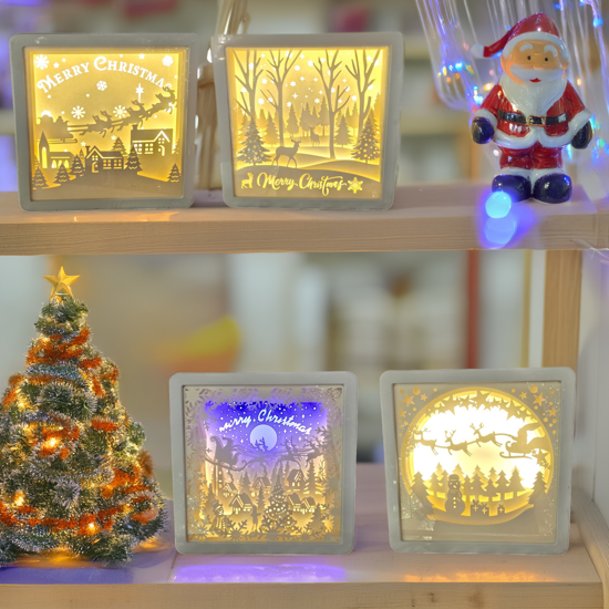 Immagine di PAPERCUT QUADRATI LUMINOSI 16XH16 BIANCO CALDO