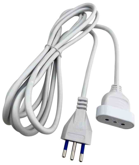 Immagine di PROLUNGA DA 10A 3 MT BIANCA