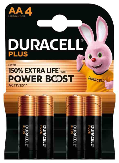 Immagine di BATTERIA STILO PLUS POWERBOOST ALCALINA BLISTER 4PZ