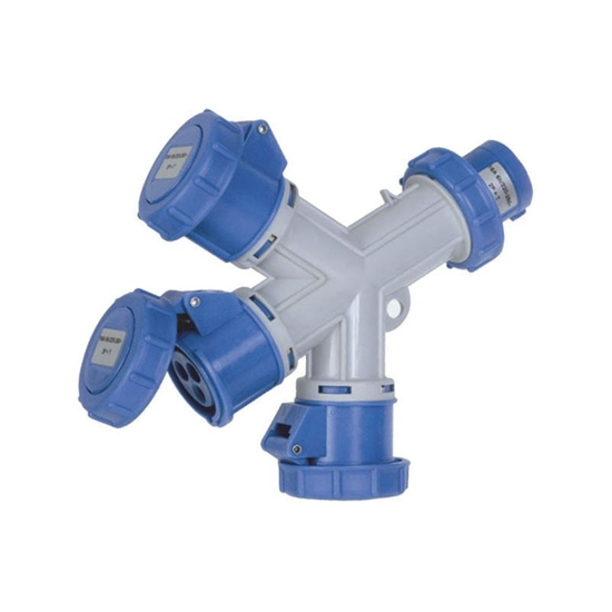 Immagine di Moltipl.sp.2P+T16A+3pr.2P+T16A 230V IP44