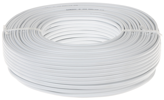 Immagine di CAVO PIATTO BIANCO 2X1